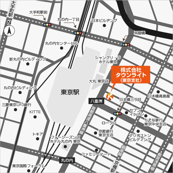 地図：東京支社